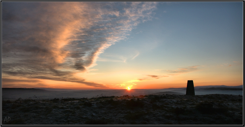 Sunset in Northumberland Sunset in Northumberland
