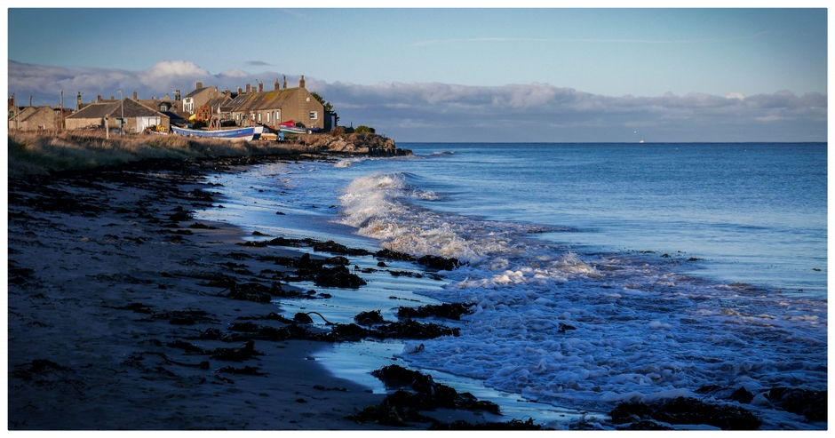 Evening tide at Boulmer Haven