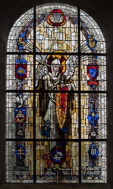 St Mere Eglise window