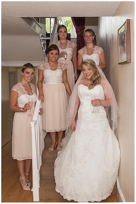 Bride and Bridesmaids