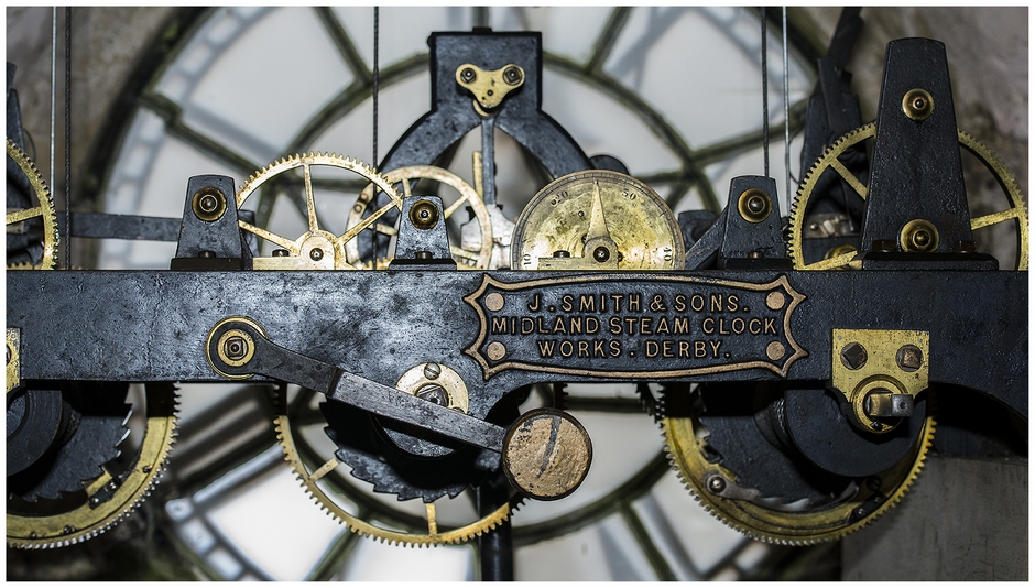 Church clock workings