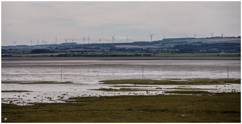 Turbines over Lindisfarne