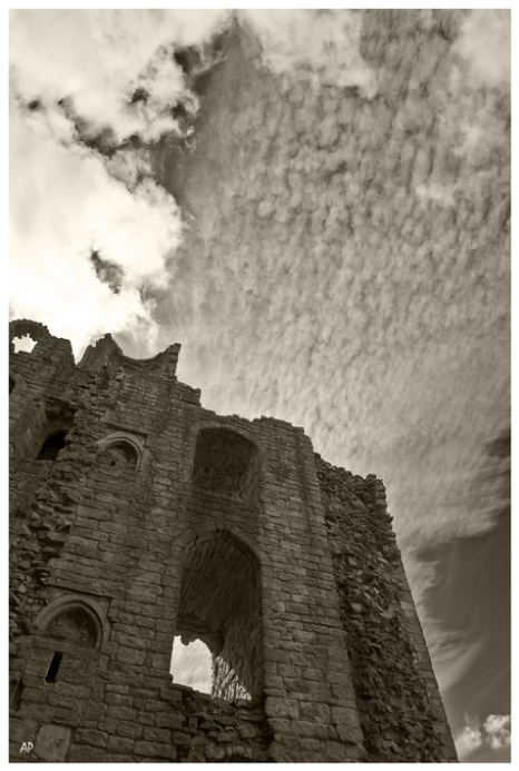 castle and clouds