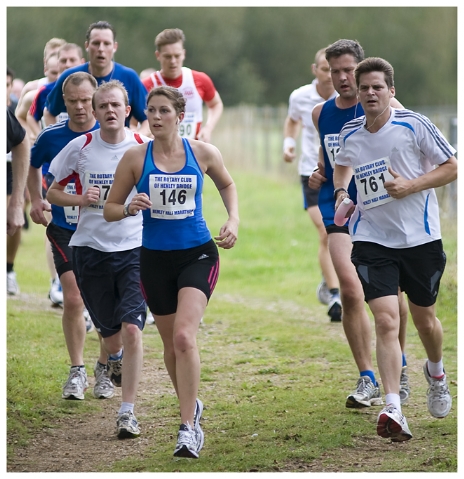 Half marathon runners