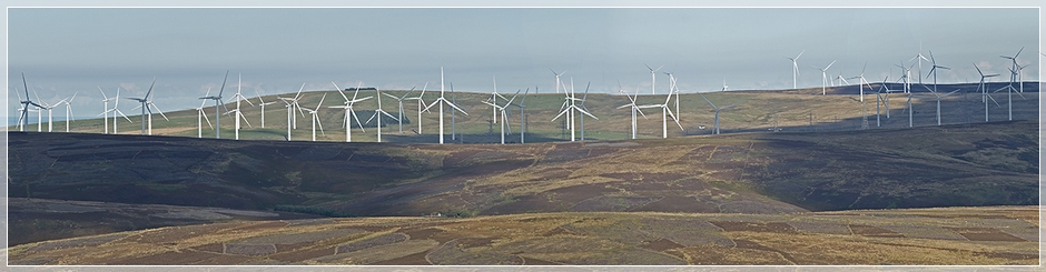 Wind turbines in the Lammermuirs
