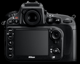 Nikon D800 back