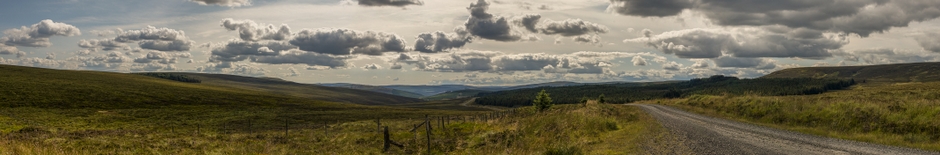 Kielder Forest from Blakehope Nick