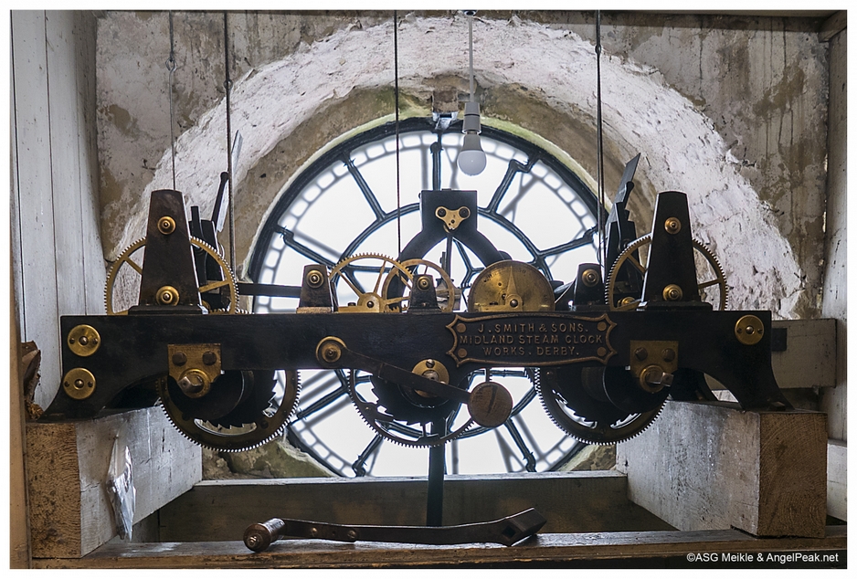 The clock workings